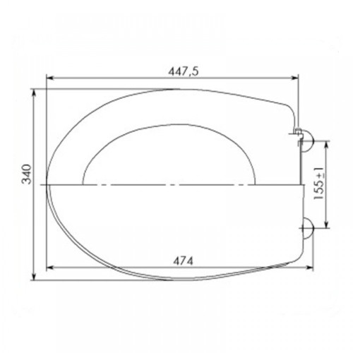 Сиденье для унитаза УКЛАД СУ 73.15.00 с  металлическим крепежом