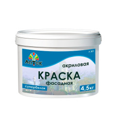 Краска в/д ЛАТЕК Л 301 Фасадная Cупербелая 4,5кг