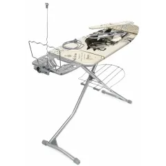 Гладильная доска NIKA GRAND (европодст. д/утюга, рукав, улд. 2,2м, розетка, полка) 1220х420мм (185968)