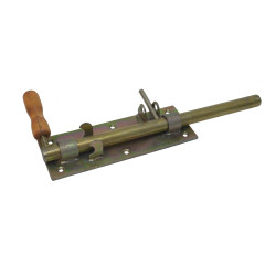 Засов универсальный гаражный 20 мм под сварку (с двухстор. фикс.) (06489)