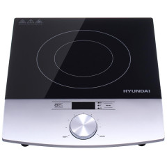 Эл. плита индукционная HYUNDAI HYC-0102 серебристый/черный