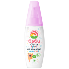 Рефтамид ДЭТА Беби АКВА детский спрей от комаров 100 мл (847018)