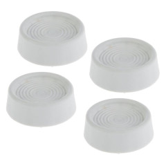 Подставка для стир. машин и суш. барабанов (комплект 4шт) белый (550368)