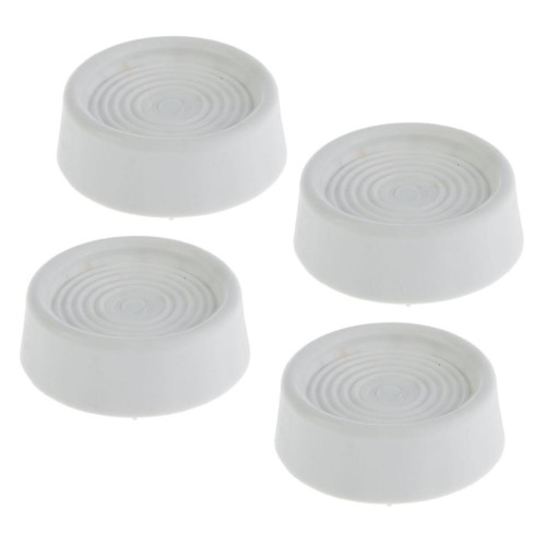 Подставка для стир. машин и суш. барабанов (комплект 4шт) белый (550368)