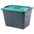 Ящик хозяйственный 18 л Plast team Bergen Fjord с крышкой, вулканический базальт (PT655511026)