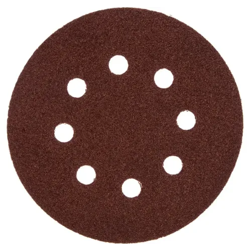 Круг шлиф. MATRIX перф. 125мм, P 80, 5 шт (73804)