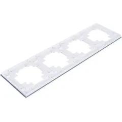 Рамка 4-пост Катрин стекло белый GFR00-7004-01