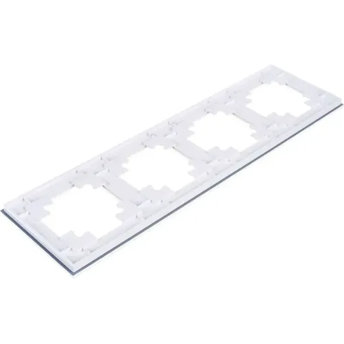 Рамка 4-пост Катрин стекло белый GFR00-7004-01