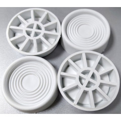 Подставка для стир. машин и суш. барабанов (комплект 4шт) белый (550368)