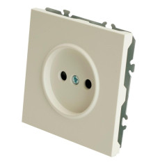 Розетка 2P ЭМИЛИ шторки белый RST16-5109-01