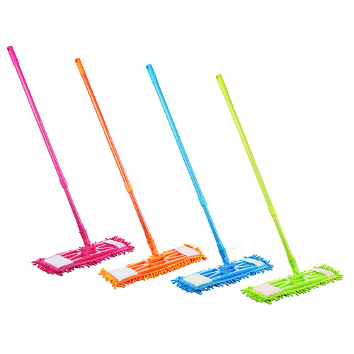 Швабра VETTA с насадкой из микрофибры 70-120см, телескопическая (444-368)