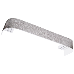 Карниз Ле-Гранд Бруно 2,0м (2ряд) платина с поворотами (3)