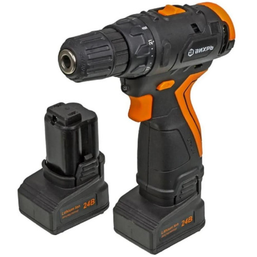 Шуруповерт ВИХРЬ ДА-24Л-2К/Б (Б/Щ) (72/14/24) (*15)