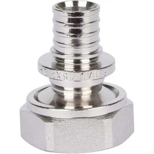 Евроконус для PEX трубы аксиальный никелированный GAPPO ф 16х2.2 мм