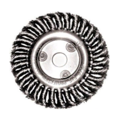 Щетка для УШМ КУРС колесо, волнистая 125 мм (39030)
