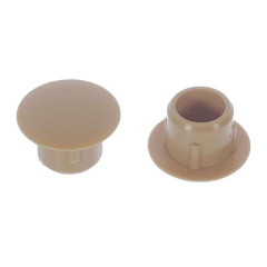 Заглушка под отверстие D10 мм (12шт.) темно-бежевая