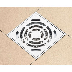 Трап кан. FRAP 100х100 хром G81052