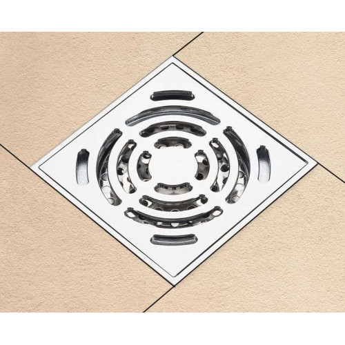 Трап кан. FRAP 100х100 хром G81052