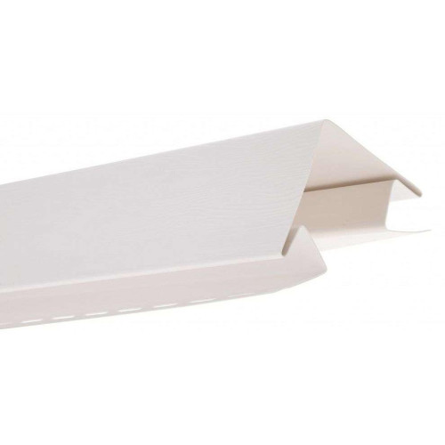 АЛЬТА планка к сайдингу угол НАРУЖНЫЙ 3 м Белый