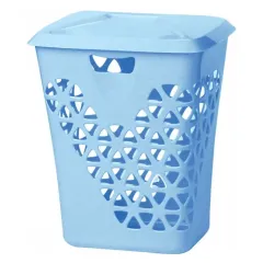 Корзина для белья IDEA ВЕНЕЦИЯ 60л (голубой) М2606