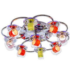 Светильник ЭкономСвет 7323/9CR RC WTBLLED