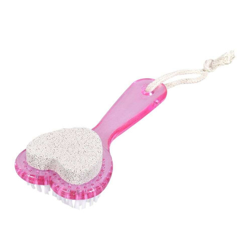 Пемза со щеткой на ручке 15см 