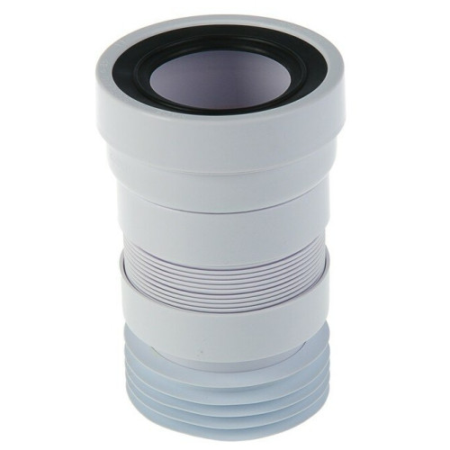 Гибкий удлинитель для унитаза McAlpine MRWC-F20R ф110мм, длина 200-410мм