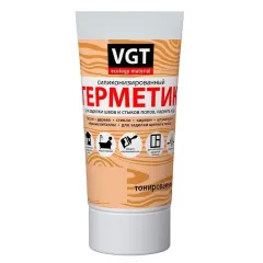 Герметик силиконовый VGT для н/р в/р Дуб светло-серый 0,16кг
