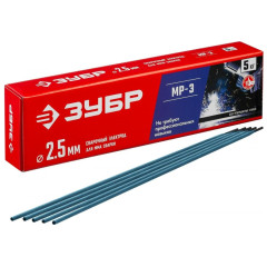 Электроды ЗУБР МР-3  ф2,5х350 мм 5 кг (40015-2.5)