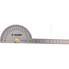 Транспортир ЗУБР из нержавеющей стали 100 мм (34292)