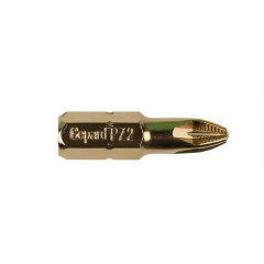 Бита PZ2х25мм GEPARD с титановым напылением (GP3801-25)
