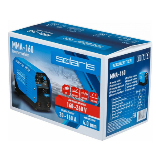 Аппарат сварочный SOLARIS  MMA-160 (*10)