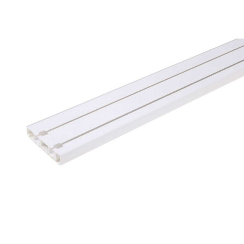 Карниз Ле-Гранд Стандарт 2,4м (2ряд) белый без поворота (5)