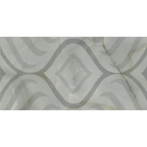 Плитка облицовочная 300*600*8,5 Меоланс Декор св. серый, глянец (TP3665H)(в уп. 1,8 м2)