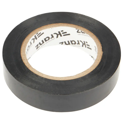 Изолента ПВХ 19мм х 20м черная Kranz