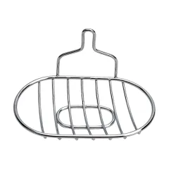 Мыльница РЫЖИЙ КОТ на присосках овальная, металл, 311457