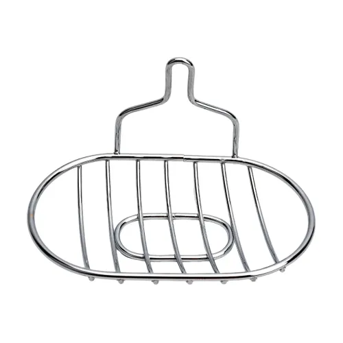 Мыльница РЫЖИЙ КОТ на присосках овальная, металл, 311457