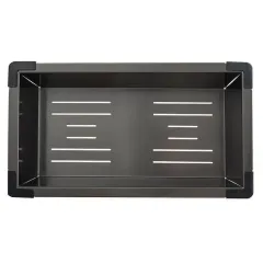 |Мойка нерж. врезная GAPPO 83х50х21,5 см тол. 3 мм, чёрная (сифон, коландер) GS8350-6