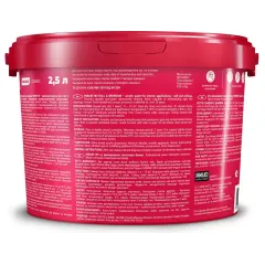 Краска в/д PARADE W2 акрил.Гостиная & Спальня Матовая Белая 2,5л