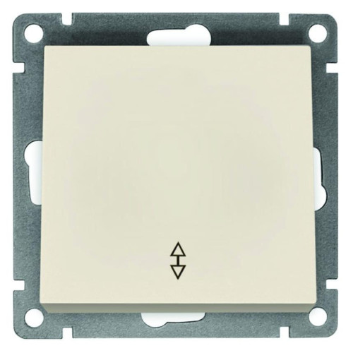 Переключатель 1-кл Universal Афина 10А сл.кость A0025-I