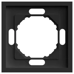 Рамка 1-пост ЭМИЛИ черный PFR00-5001-05