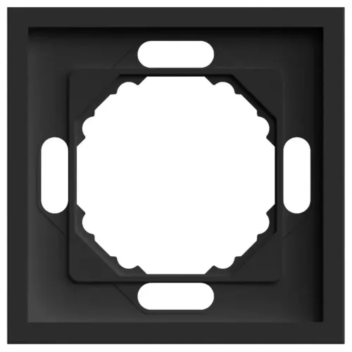 Рамка 1-пост ЭМИЛИ черный PFR00-5001-05