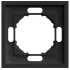 Рамка 1-пост ЭМИЛИ черный PFR00-5001-05