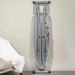 Гладильная доска DOGRULAR Элона, 1200х380мм подставка для утюга, розетка, серая (252930)