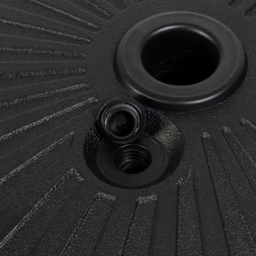 Зонт садовый 270*270см бежевый с подставкой 51*12*51см (502005)