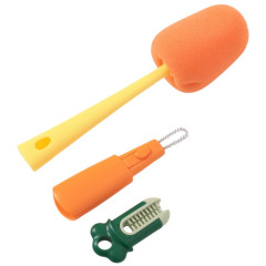 Ёршик-щетка для мытья посуды с 2-мя дополнительными щетками (9791961)