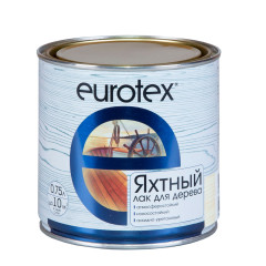 Лак яхтный EUROTEX полуматовый 0,75л