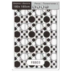 Шторка для ванной FRAP F8803 180x180cм