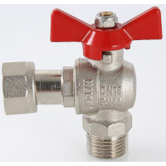 Кран шаровый угловой ф 1