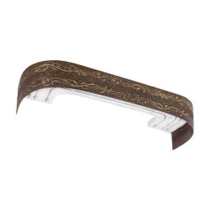 Карниз Ле-Гранд Элиза 3,0м (3ряд) шоколад с поворотами (3)